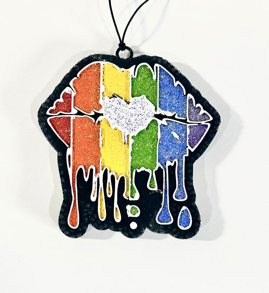 Drippy Pride Lips Freshie RTS
