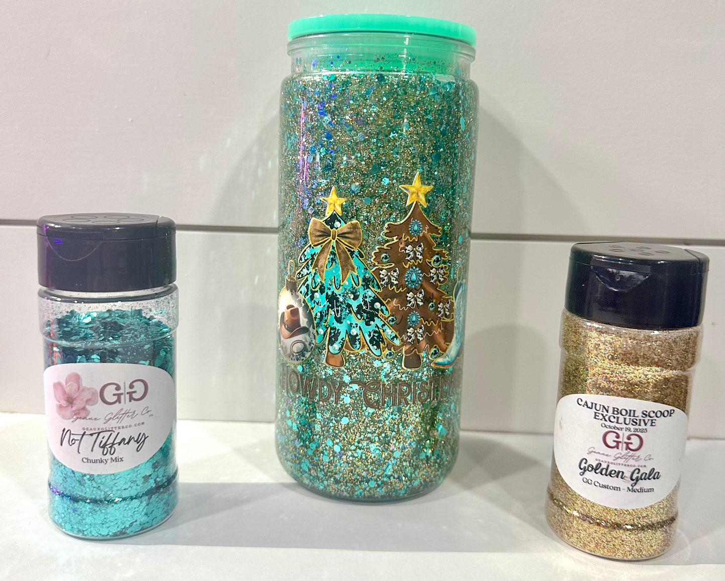 Howdy Christmas 20oz Acrylic Snowglobe