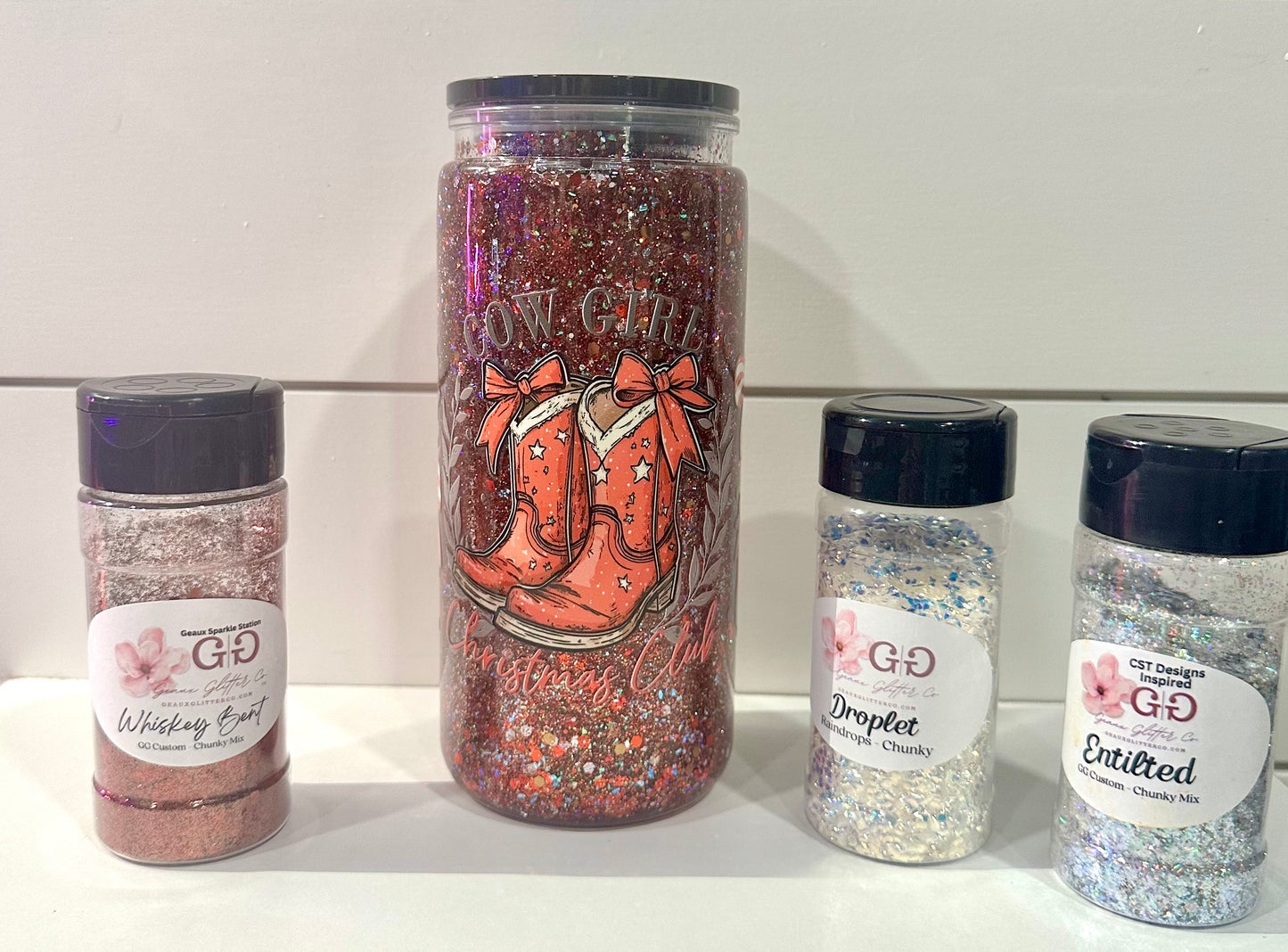 Cowgirl Christmas 20oz Acrylic Snowglobe