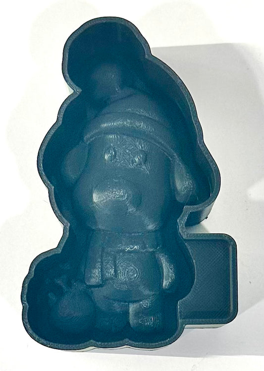 3D Santa Dog Freshie Custom