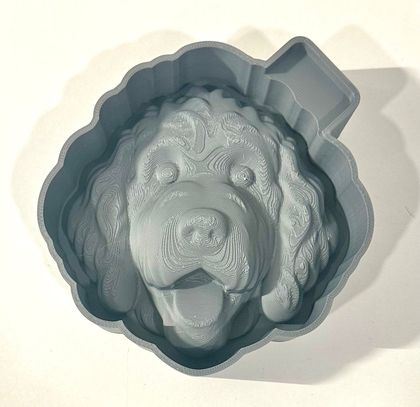 3D Goldendoodle Silicone Mold