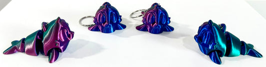 Articulated Seal Keychain