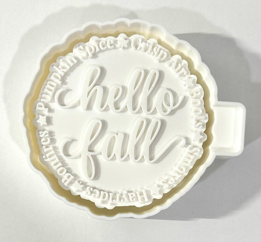 Hello Fall Silicone Mold