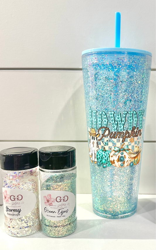 Howdy Pumpkin 24oz Acrylic Snowglobe