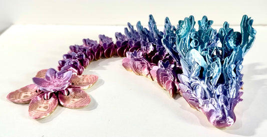 Large Articulated Cherry Blossom Dragon