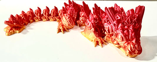 Large Articulated Pumpkin Dragon