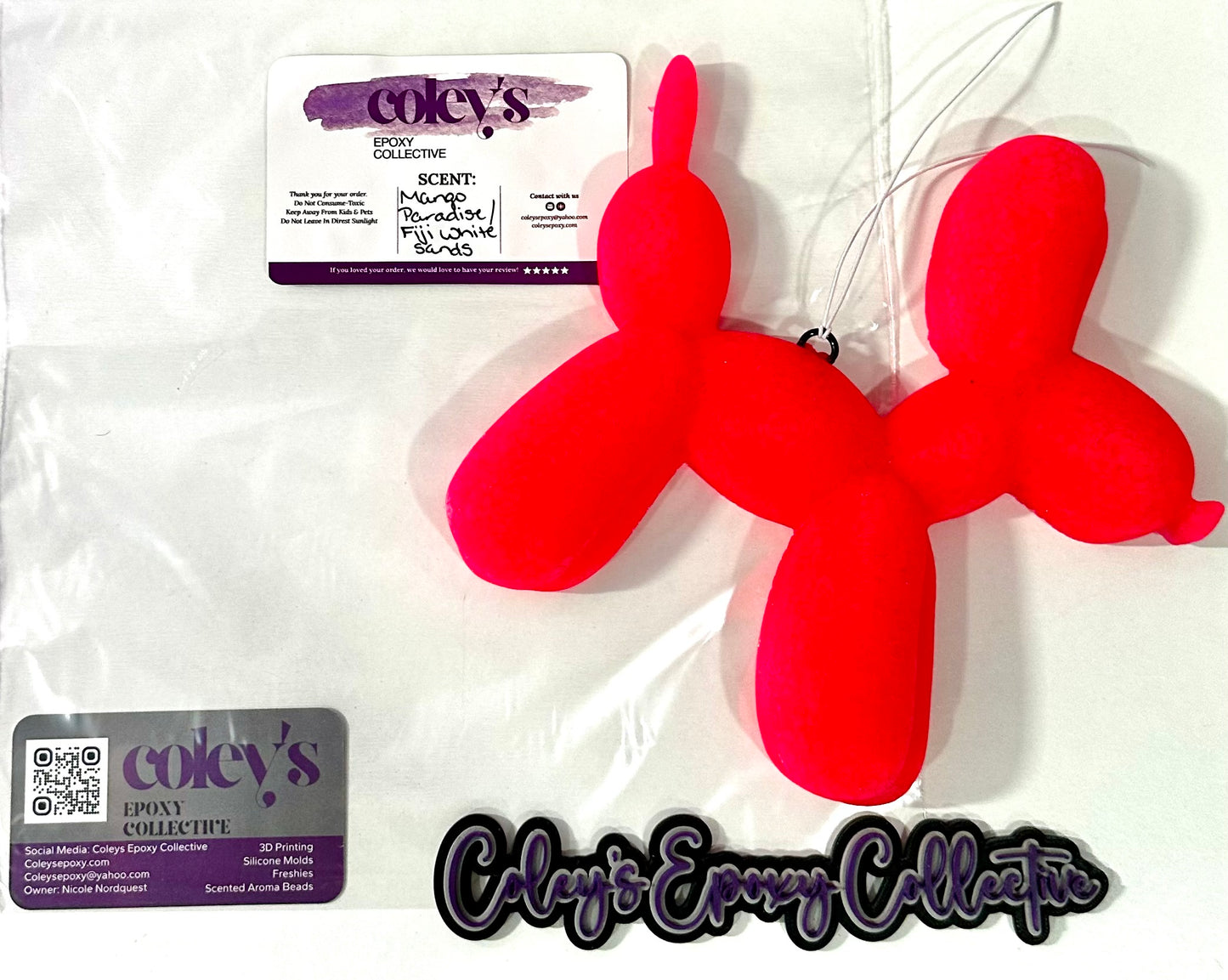 3D Balloon Dog Supersized Freshie RTS