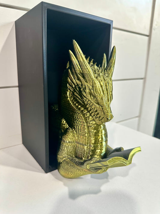 Reading Dragon Book End