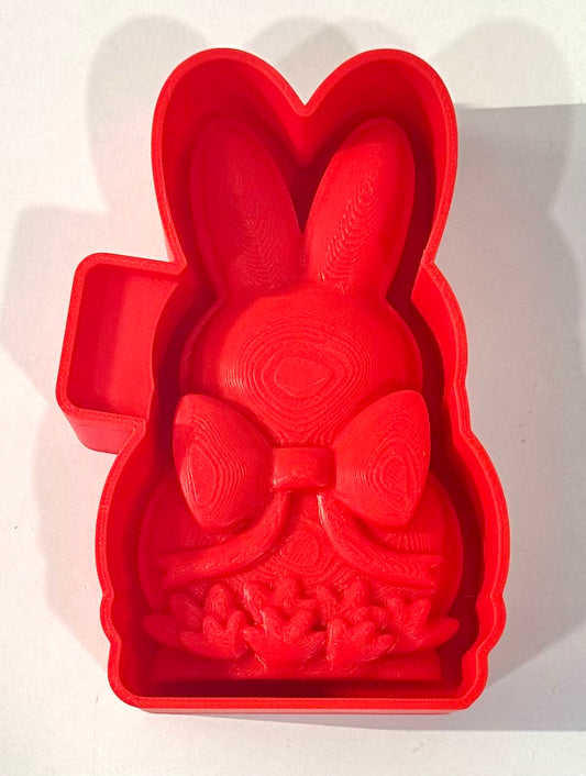 3D Bunny Bow Silicone Mold