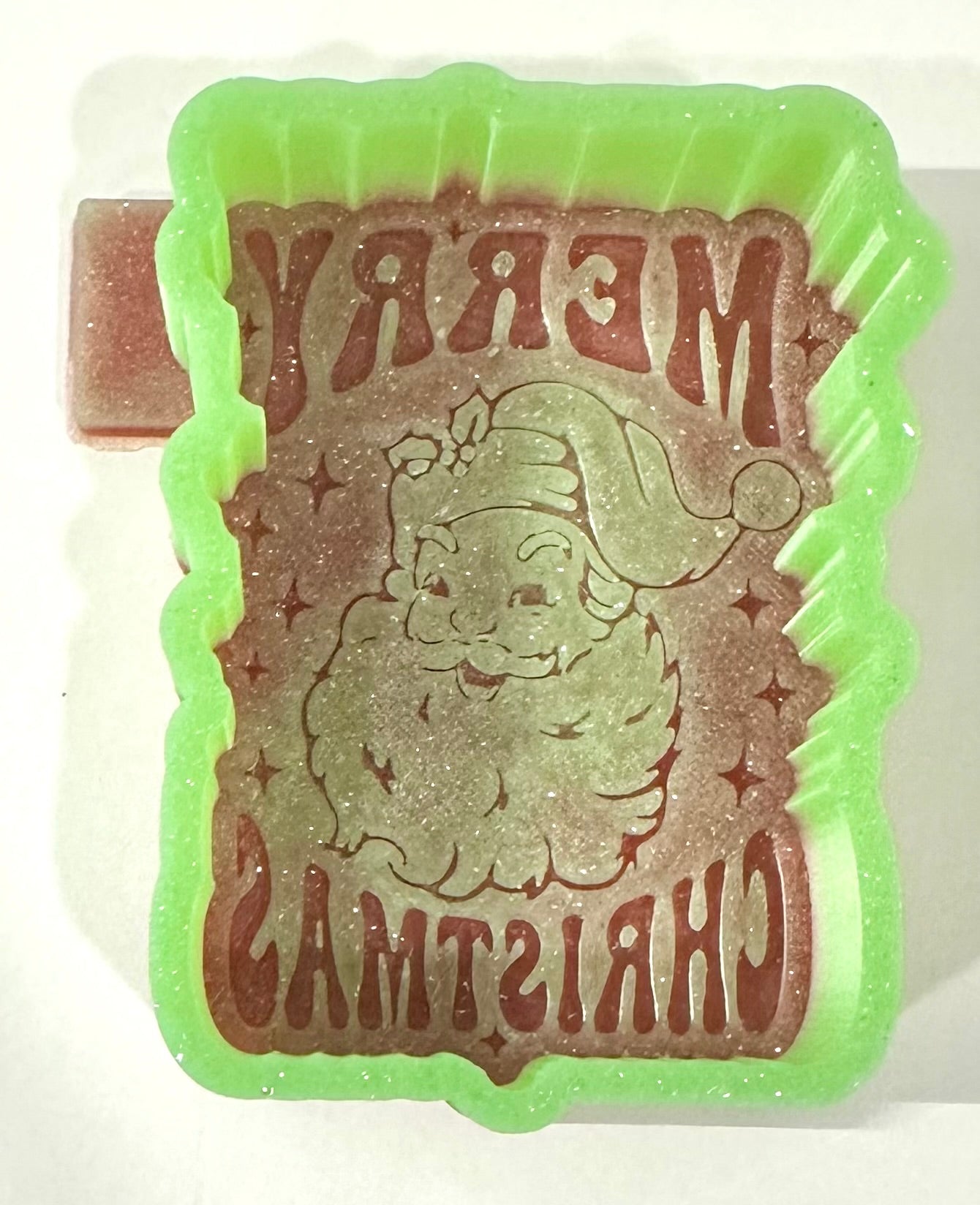 Santa Merry Christmas Silicone Mold