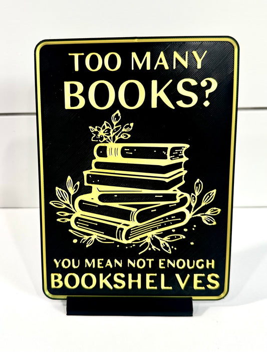 Too Many Books? Shelf Display