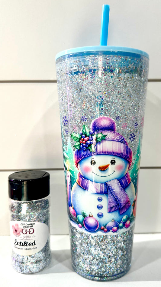 Snowman 24oz Acrylic Snowglobe