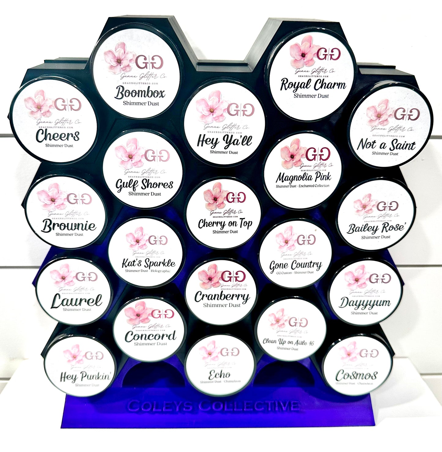 Shimmer Dust/Foil Flakes Holder (Base and 20 Spots)