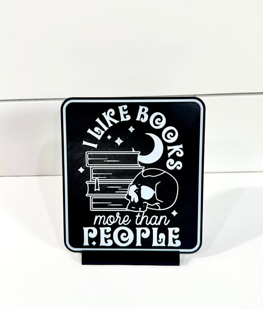 I Like Books Shelf Display