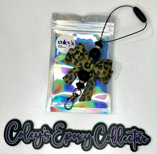 Leopard & Black Medium Bow