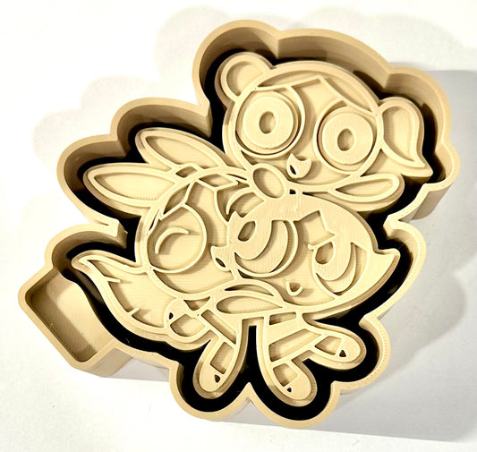 Puff Girls Silicone Mold