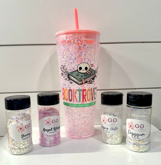 Booktrovert 24oz Acrylic Snowglobe