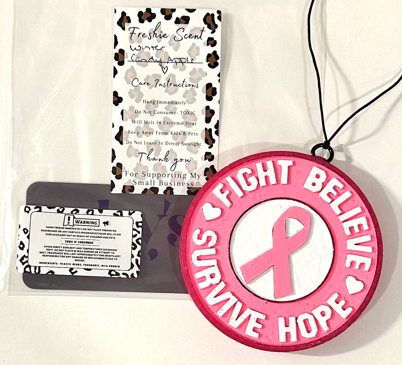 Fight Cancer Circle Freshie RTS