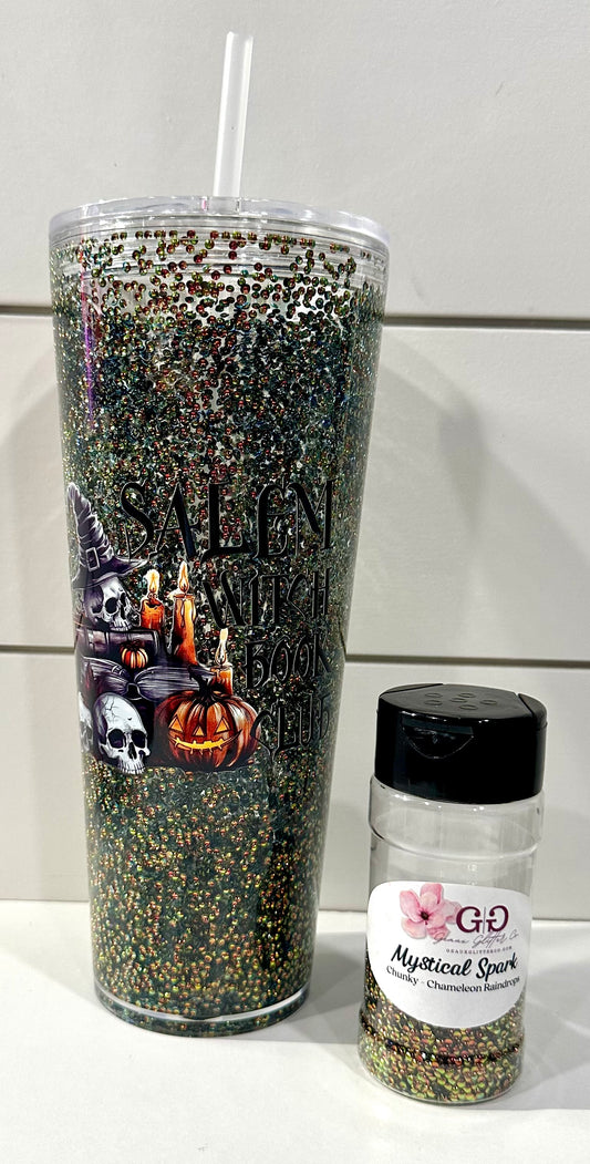 Salem Witch Book Club 24oz Acrylic Snowglobe