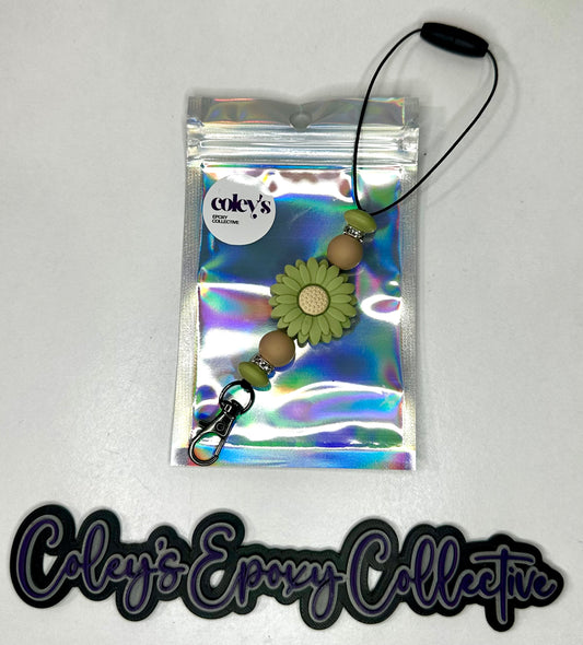 Green Sunflower & Tan