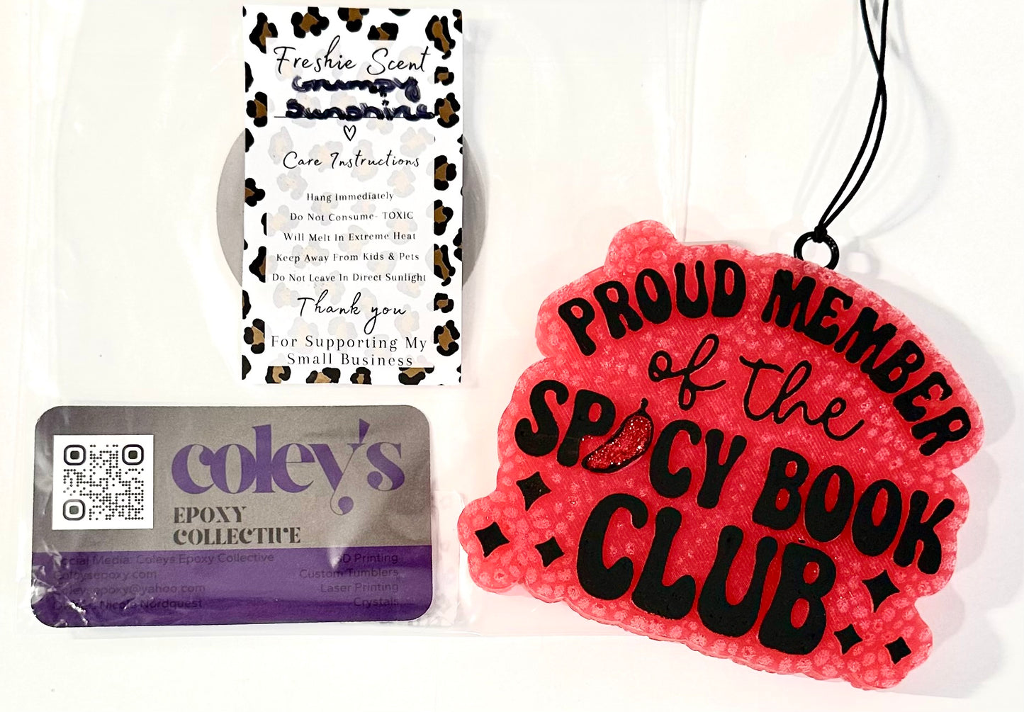Spicy Book Club Freshie RTS
