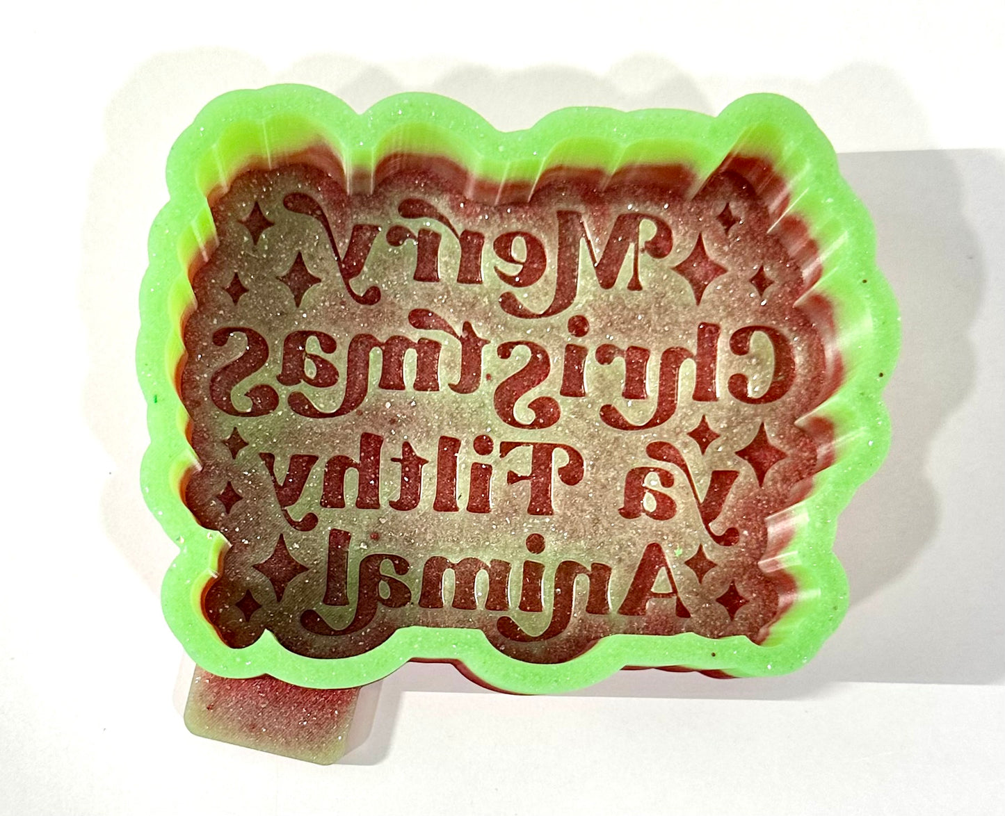 Merry Christmas Ya Filthy Animal Silicone Mold