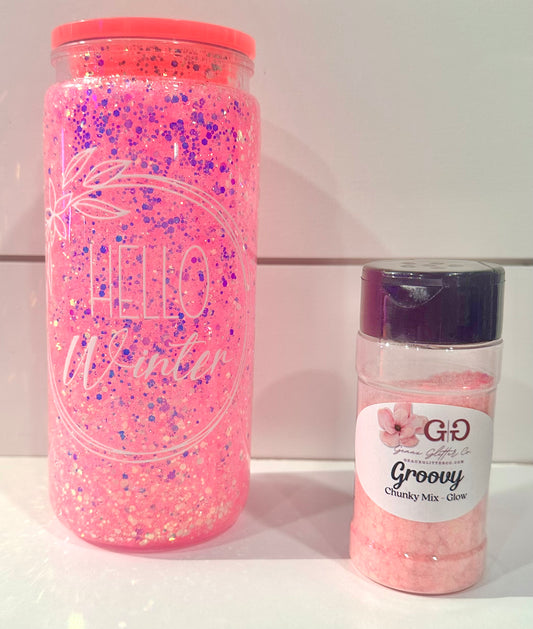 Hello Winter 20oz Acrylic Snowglobe