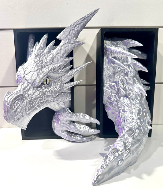 Lightening Dragon Book Ends