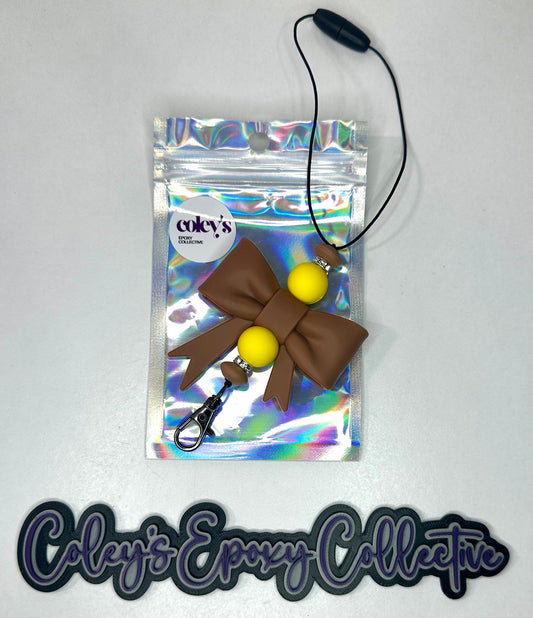 Brown & Yellow Medium Bow