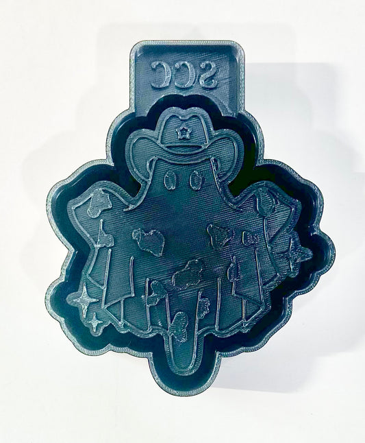 Cow Print Ghostie Silicone Mold
