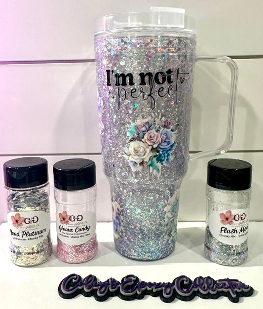 I’m Not Perfect 30oz Handled Acrylic Snowglobe