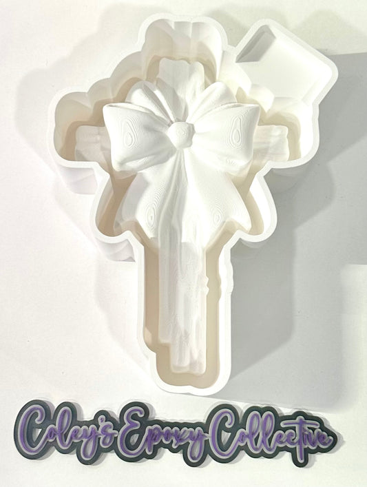 SUPERSIZED 3D Cross Bow Silicone Mold