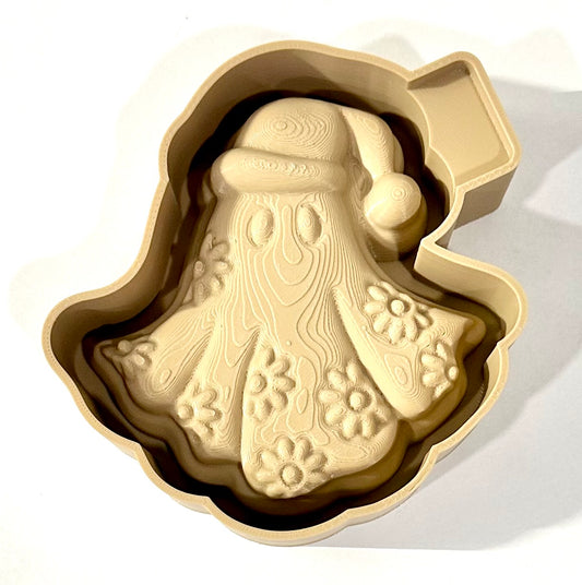 3D Floral Santa Ghostie Freshie Custom