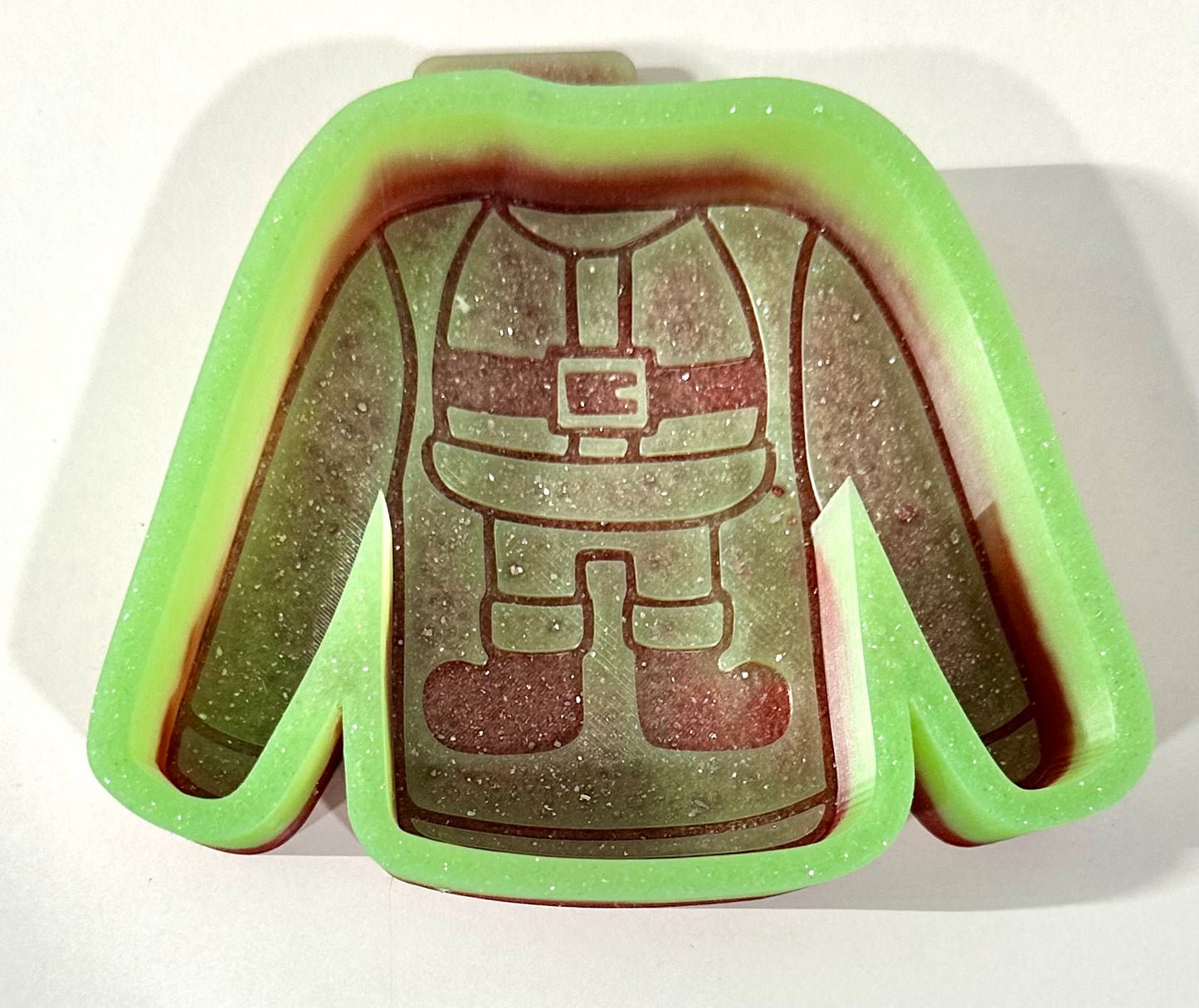 Ugly Christmas Sweater Santa Silicone Mold