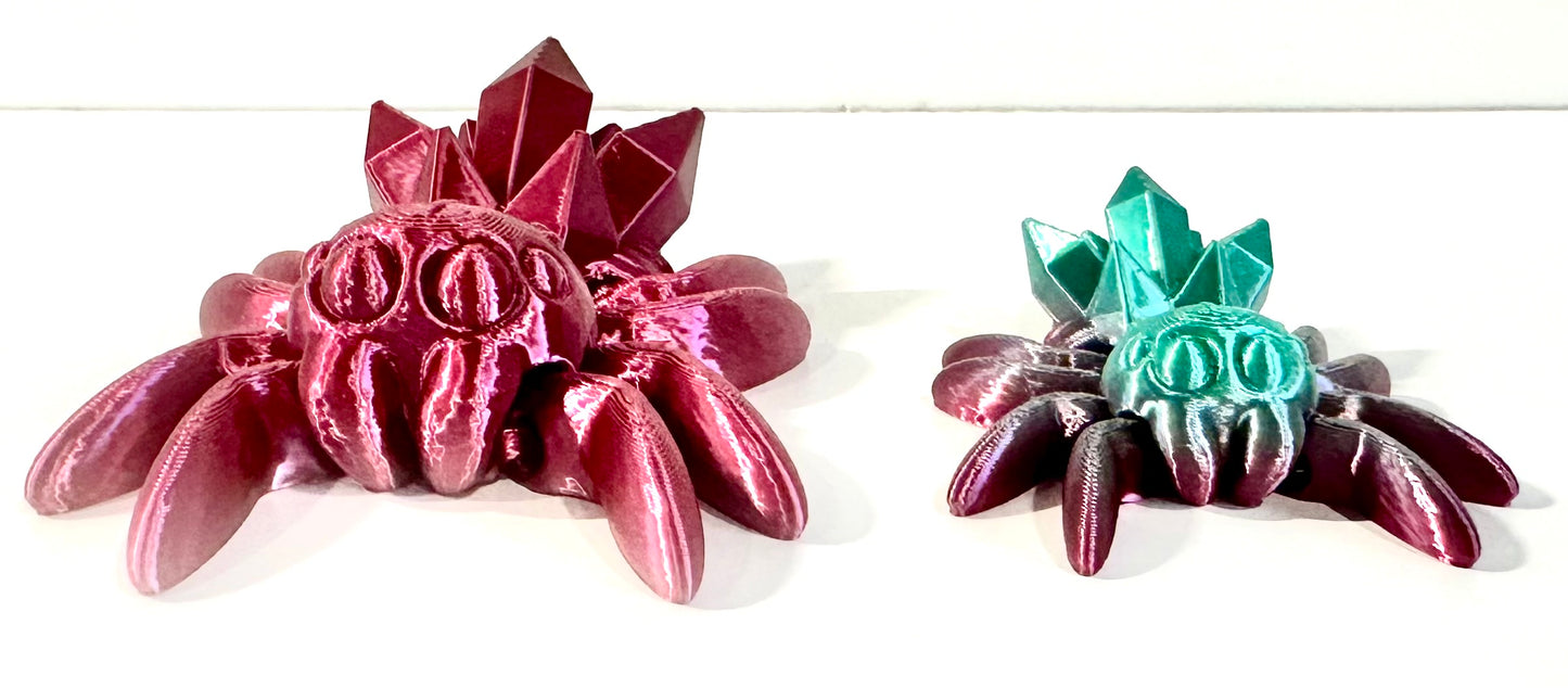 Large Articulated Crystal Spider