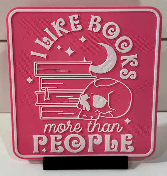 I Like Books Shelf Display