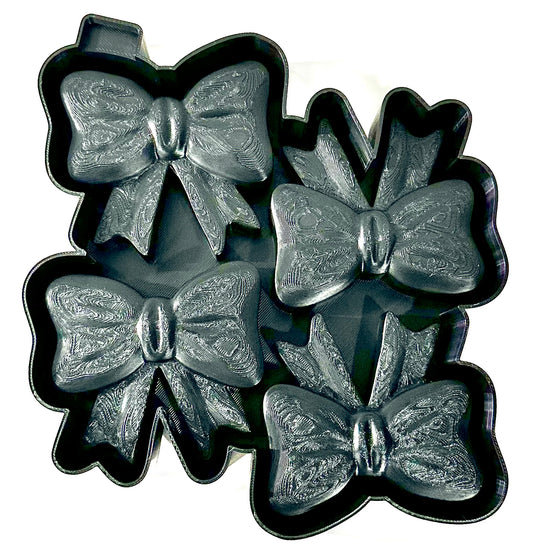 3D Bows Ornament Set Silicone Mold