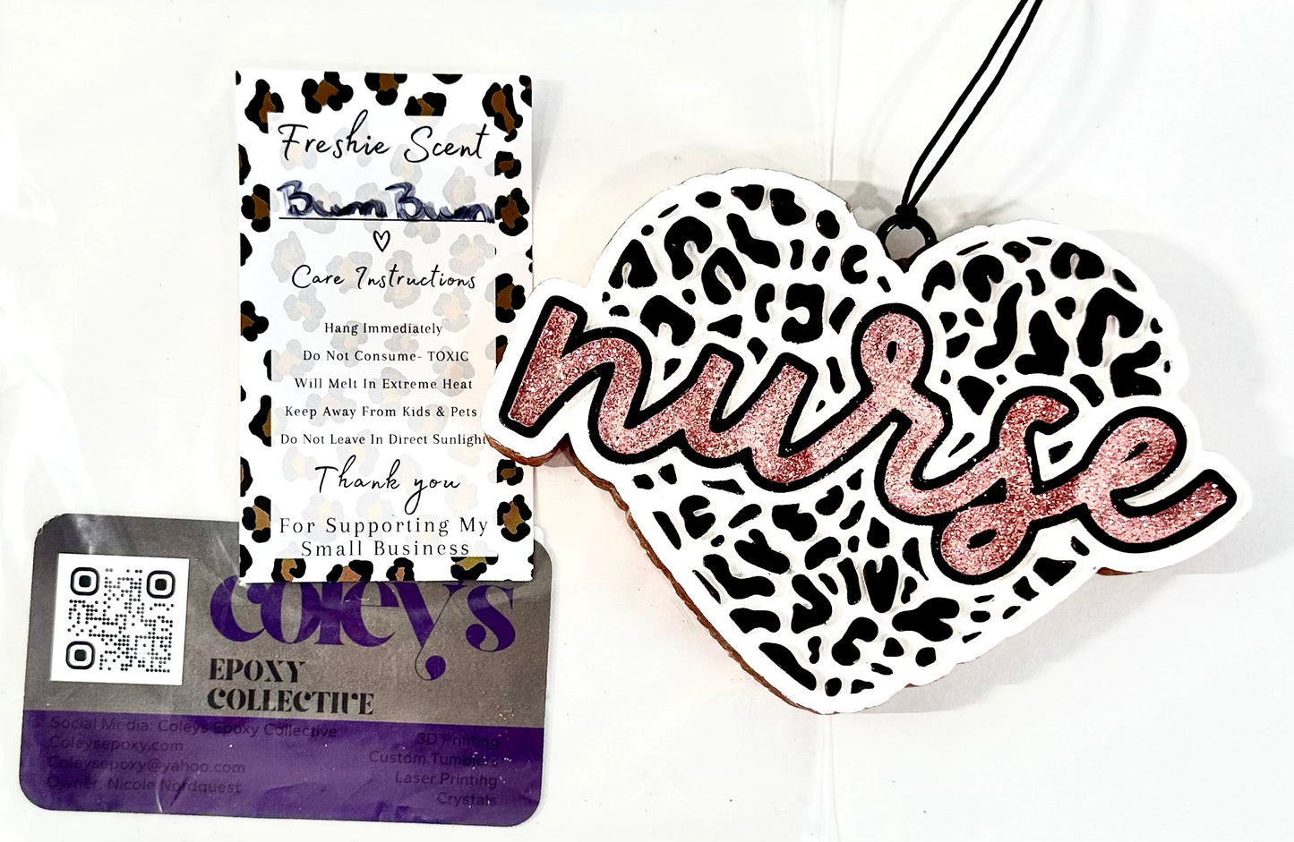 Nurse Leopard Heart Freshie RTS