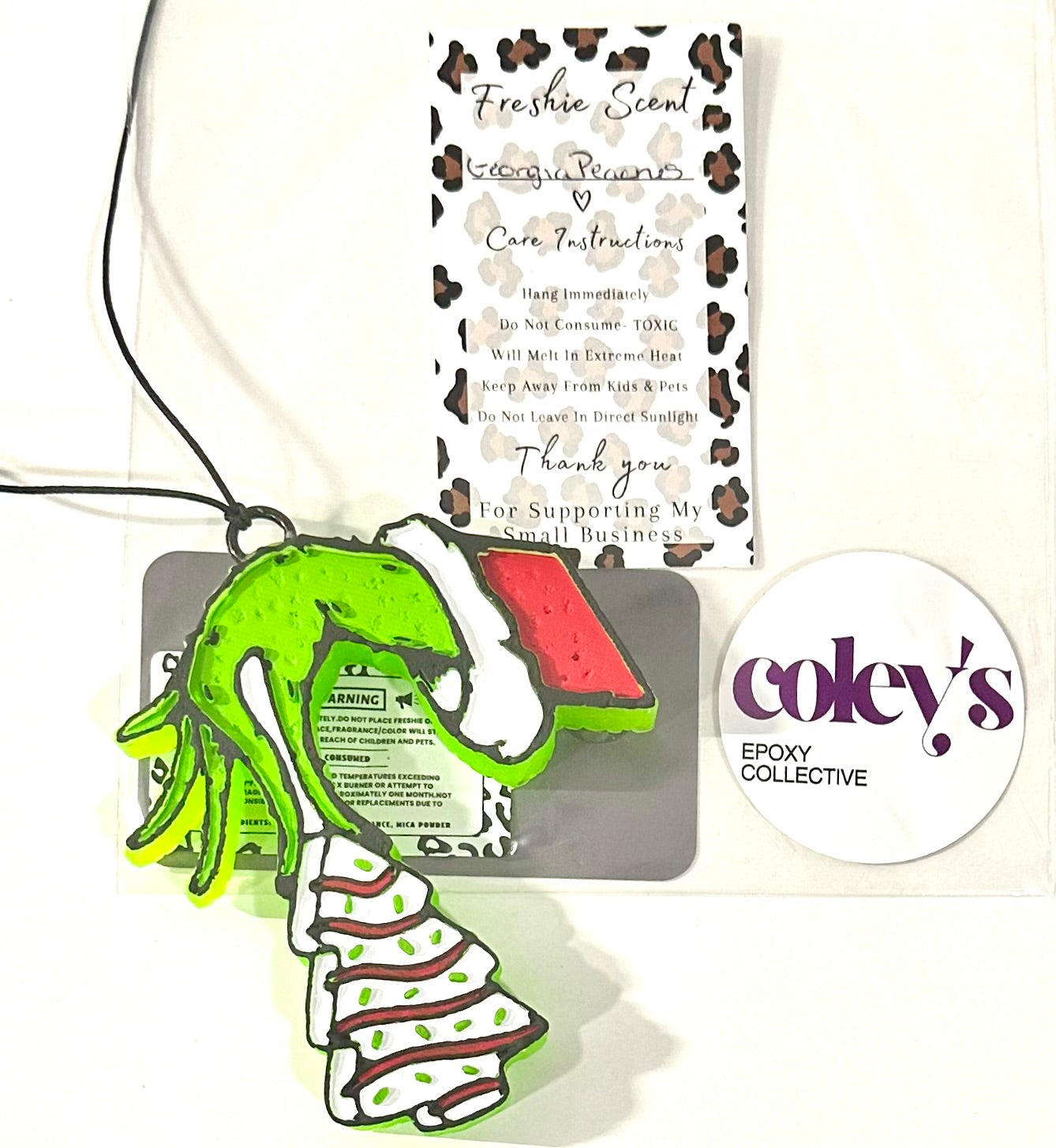 Green Guy Cake Freshie RTS