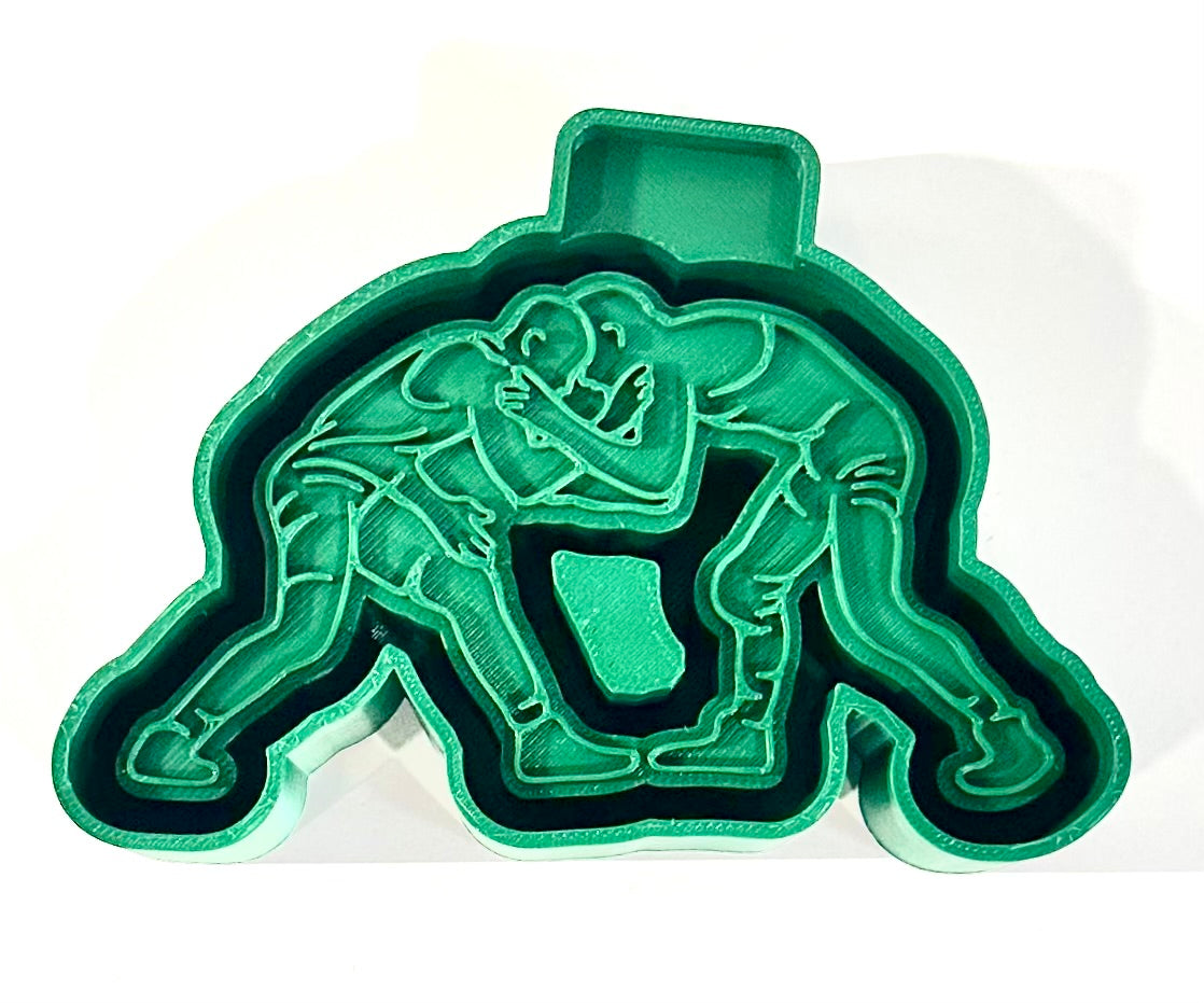 Wrestling Silicone Mold