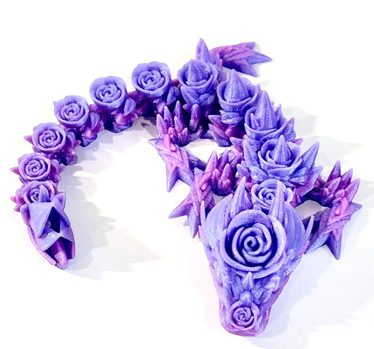 Large Articulated Rose Dragon