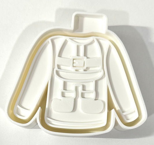 Ugly Christmas Sweater Santa Silicone Mold