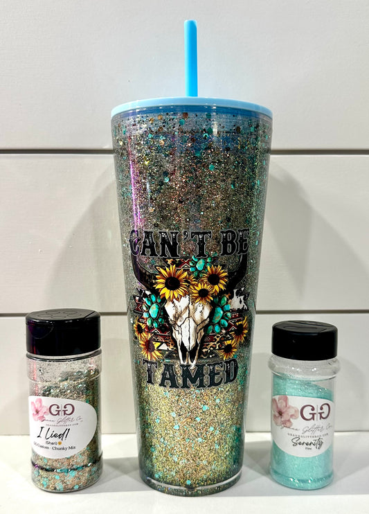 Can’t Be Tamed 24oz Acrylic Snowglobe