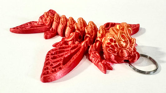 Articulated Butterfly Dragon Keychain