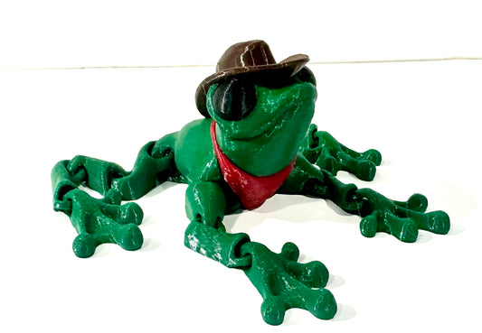 Large Articulated Cowboy Frog