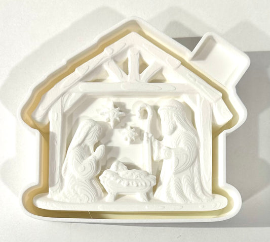 3D Nativity Scene Silicone Mold