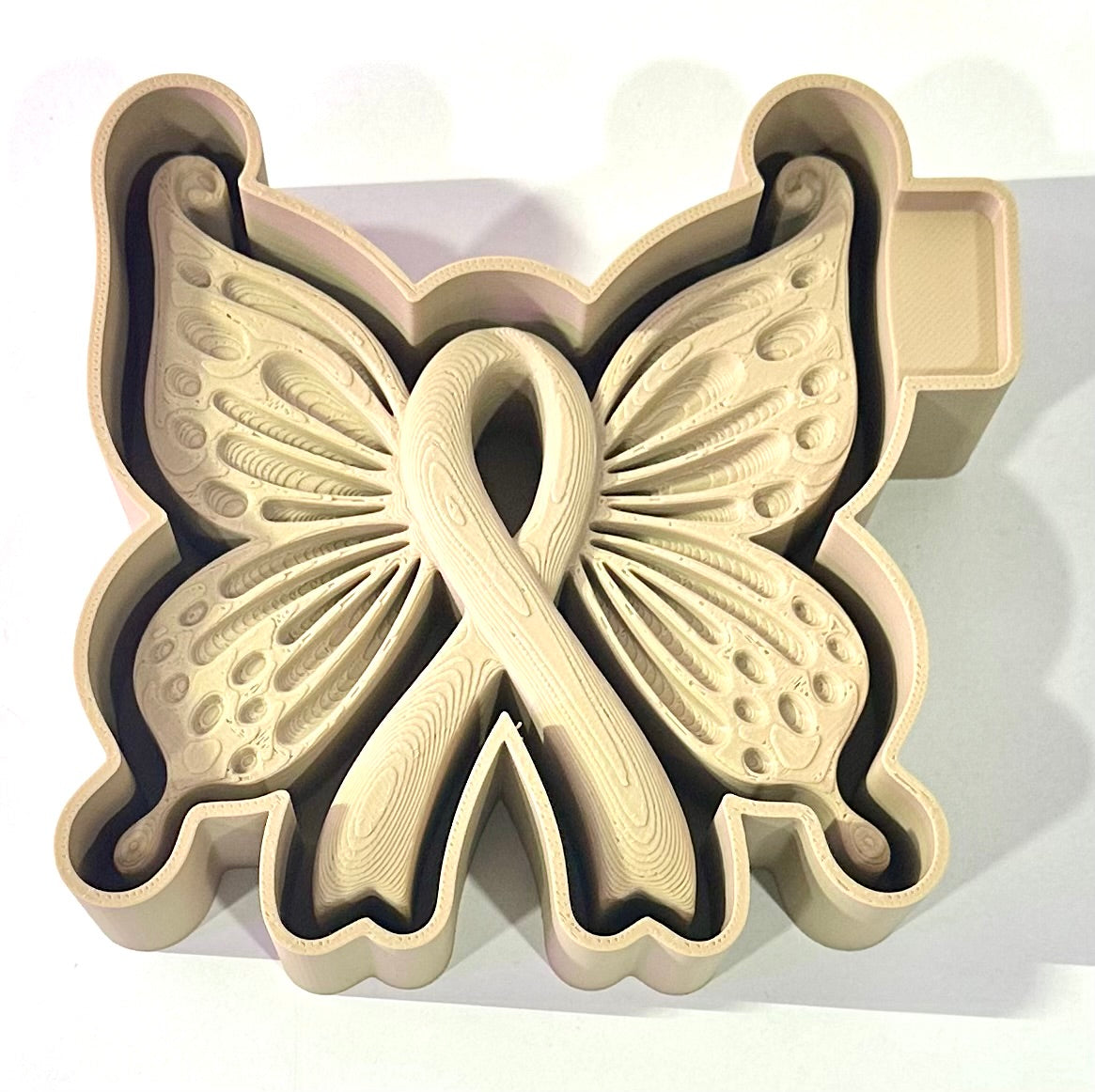 3D Butterfly Ribbon Silicone Mold