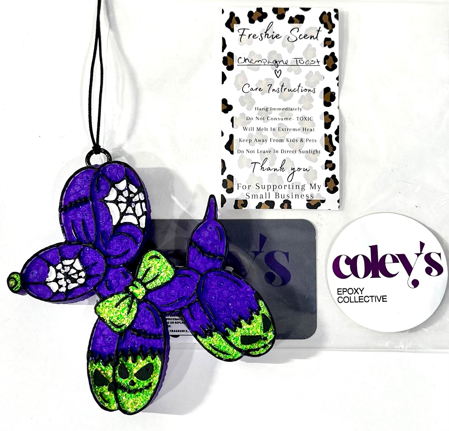 Halloween Balloon Dog Freshie RTS