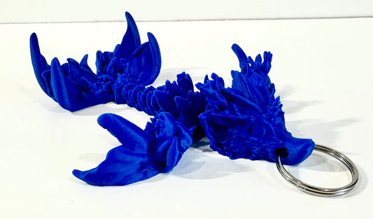 Articulated Ocean Reef Dragon Keychain