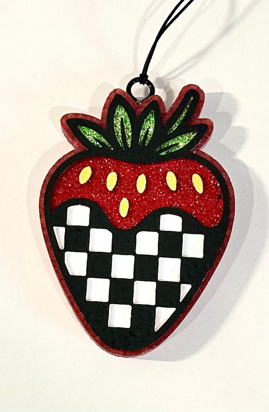 Checker Strawberry Freshie RTS